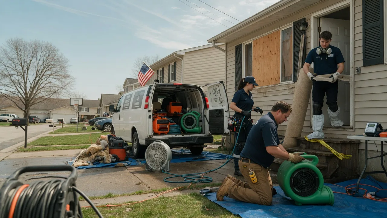 Water Damage Restoration in Springbrook, WI near me